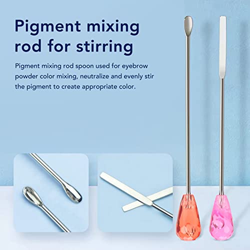 Haste de Agitação de Nail Art, Bastão de Mistura de Uso Duplo para Mexer ou Misturar Esmalte, pó de