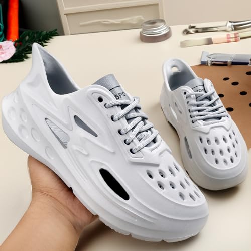 Image of Kranti | Unisex Wave Design Pattern Shoes Cum Clogs
