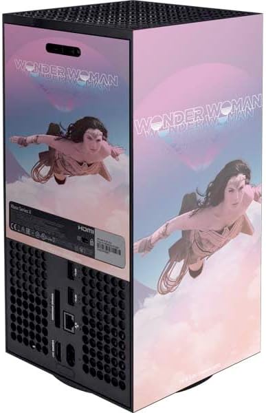 Skinit Decal Gaming Skin Compatible with Xbox Series X Console - Officially Licensed Wonder Woman 1984 (2020) Flying Pose Design