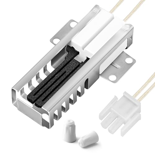 UpgradedWB13K21 Gas Range Oven Flat Igniter with Connector Plug 5303935066 Oven Igniter for GE Hotpoint Kenmore Gas Stove Replaceable IG9998 Norton-501a AP2020569 PS231280 WB13T10045 by Cenipar