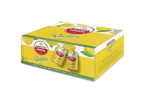 Amstel Radler cerveja limão pack lata, 12 x 33 cl