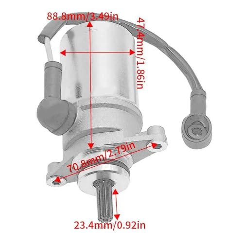 Démarreur mécanique pour moto Moto-4 et Champ 100 - 3
