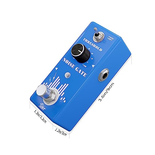 ISET Noise Gate Pedal Suppressor Noise Killer Effect Pedal For Guitar Bass With True Bypass - Thumbnail 2