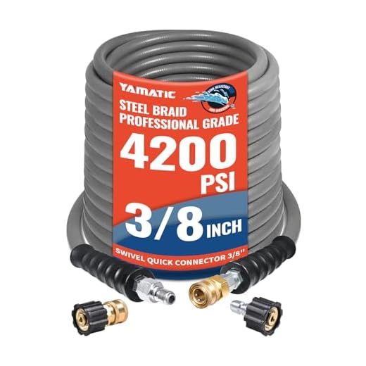 YAMATIC 100 ft Pressure Washer Hose
