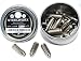 Steelworx 9mm Stainless Steel Snap Caps / Dry Fire Training Rounds (30x Silver)