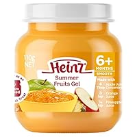 Heinz 6+ Months Summer Fruits Gel Heinz For Baby Baby Food Pouch No Artificial Flavours, No Preservatives, No Added Colours 110g (pack of 6)