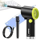 Svinkal Compressed air Duster Electric, Computer air Blower Gun, air Blower for Computer Keyboard, Cordless air Duster, for Cleaning Camera Toys Greenery Computer Keyboard, etc（Brushless Motor）