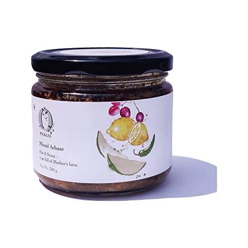 Opickles Mixed Achaar Homemade & Handmade Traditional Taste Flavourful & Delicious Pickle No added Preservatives & Chemical Free 300 Gram Pack (B0BSC3658M) Amazon Price History, Amazon Price Tracker