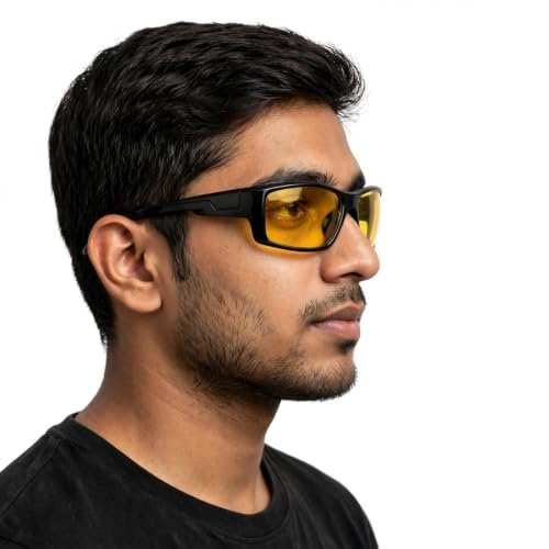 Image of Unisex Stylish Round Sunglasses | TAC Polarized Lens | 100% UV Protection | Men & Women Driving Bikes, Outdoor Sports, Hiking & Travel Eyewear (black sunglass)