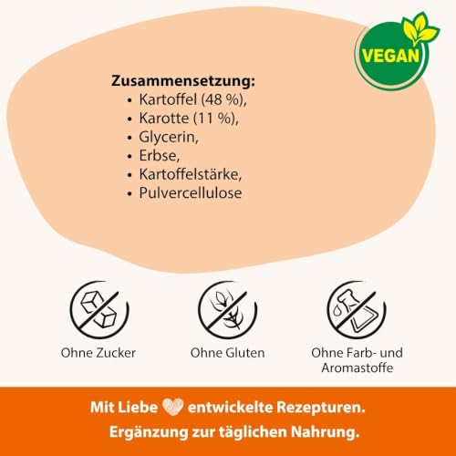 BugBell 60g Knabbersticks Karotte – vegane Hundesnacks fettarm – Ansicht 4