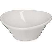 Vista 19 de Carlisle FoodService Products Stadia Bandeja de Plástico Reutilizable para el Hogar y el Restaurante, Melamina, 13 x 7 Pulgadas, Blanco