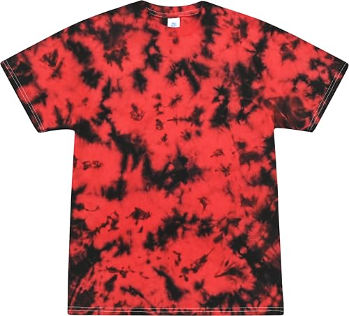Colortone Crystal Wash Tie Dye Short Sleeve T-Shirt for Men and Women