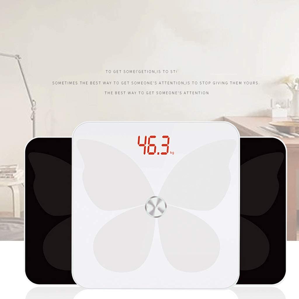 FENOKD Digital Weight Scale, Accurate 0.1-150kg Home Adult Intelligent Health Weight Loss Electronic Monitoring Bathroom Scale