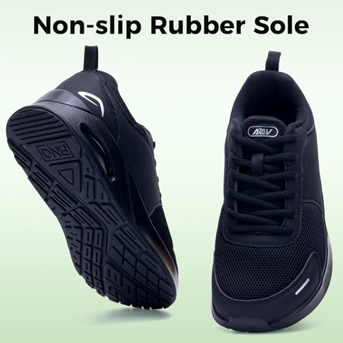 Image of IIV Women Wide Toe Box Walking Sneakers Arch Support Plantar Fasciitis