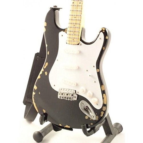  ERIC CLAPTON - Replica FENDER STRATOCASTER BLACKIE - chitarra in miniatura exclusive