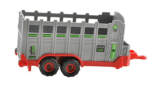 ISO TRADE Farm Set 6 landwirtschaftliche Maschinen Spielzeug Kinder Traktoren Anhänger