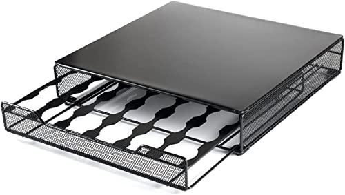 Tiroir range dosettes Dolce Gusto x36 support en métal gris