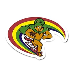 University of Hawaii Rainbow Warriors UH Design Sticker Vinyl Decal Laptop Water Bottle Car Scrapbook Sticker (IND 7 Vintage)