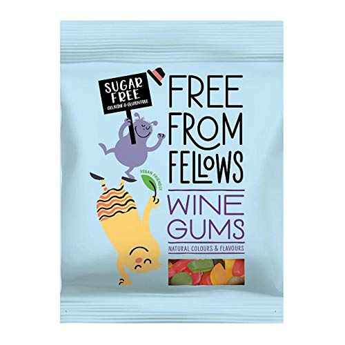5 x Gomas de vino sin azúcar Free From Fellows 3.5oz miniatura 1