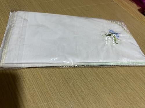 Pañuelos florales de algodón con encaje para regalar a madrinas e invitadas de boda 4