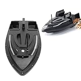 Plyisty Barco de Cebo RC para Pesca, 1,5 Kg de Carga GPS RC Lanzador de Cebo de Pesca Soporte Crucero Automático, Retorno, Reflector Fuerte, Calibra Automáticamente Barco de (Enchufe