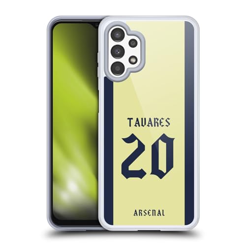 Funda de gel Arsenal FC para Samsung Galaxy A13 con diseño de Nuno Tavares 2021/22