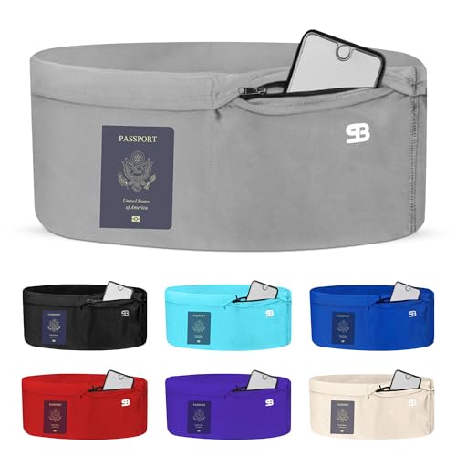 StashBandz [Original] Running Belt for Women & Men –Slim No-Bounce Fanny Pack...