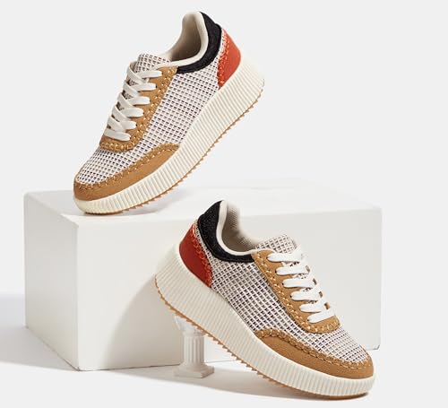 LUCKY-STEP-Womens-Platform-Sneakers-Retro-Braided-Fashion-Casual-Chunky-Shoes-Breathable-Durable-Non-Slip-Walking-Footwear