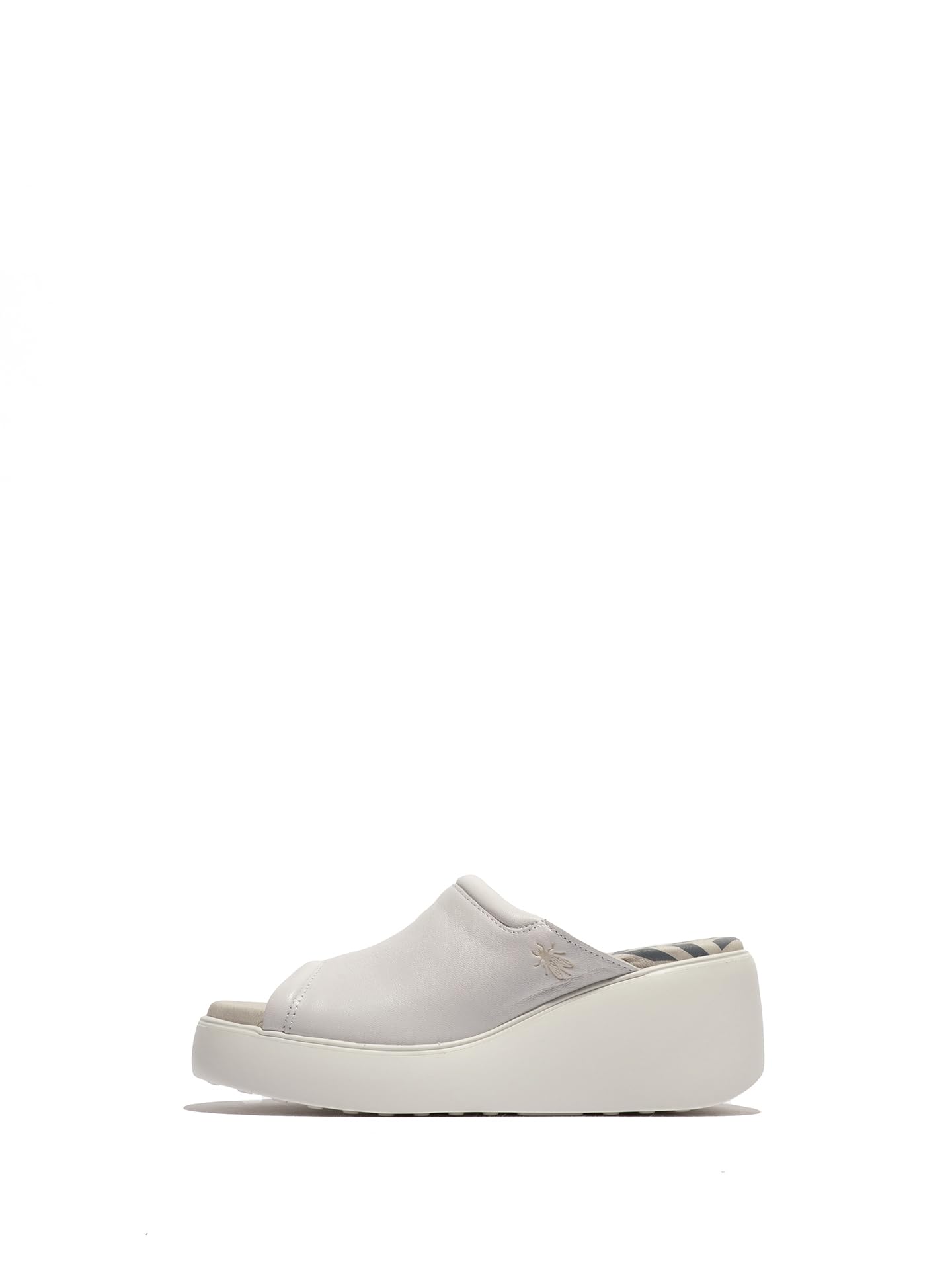 Fly London Women's DOLI042FLY Sandal, White, 6 UK