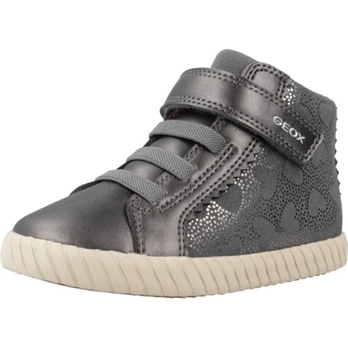 Geox Baby-Mädchen B MIRROLESS Girl A Sneaker, grau, 23 EU