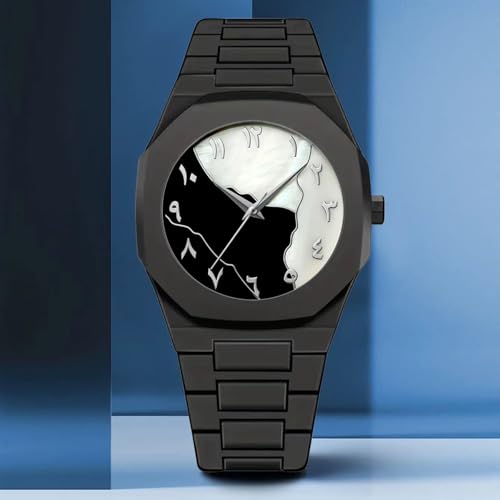Image of PAPIO Men's Designer Analog Watch | Polycarbon Strap Wrist Watch | Arabic Dial Stylish Casual & Formal Watch for Men