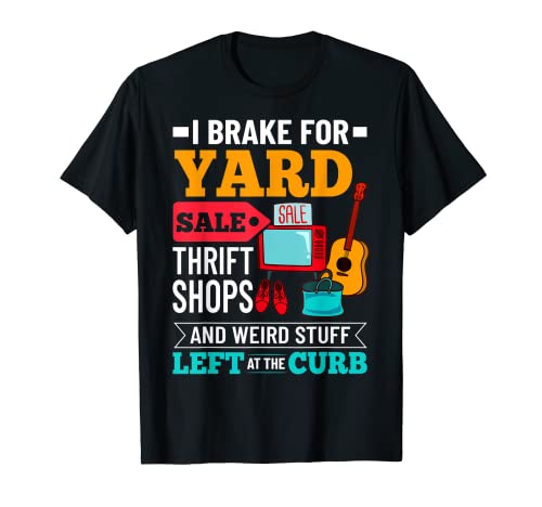Flea Market Sign Funny Near Me Finds Items T-Shirt