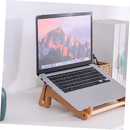 Soporte ajustable de madera para laptop HOMSFOU miniatura 7