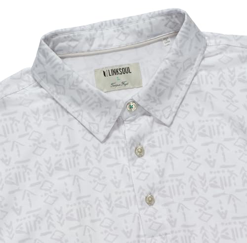 Linksoul Delray Polo - Print-WHTHTHRZUMA-XL2