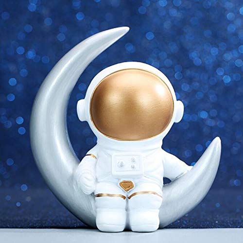Sumerk Harz Astronaut Kuchen Toppers Spaceman Geburtstag Party Kuchen Dekorationen Astronaut Figur Ornament Raum Thema Party Favors Geschenke