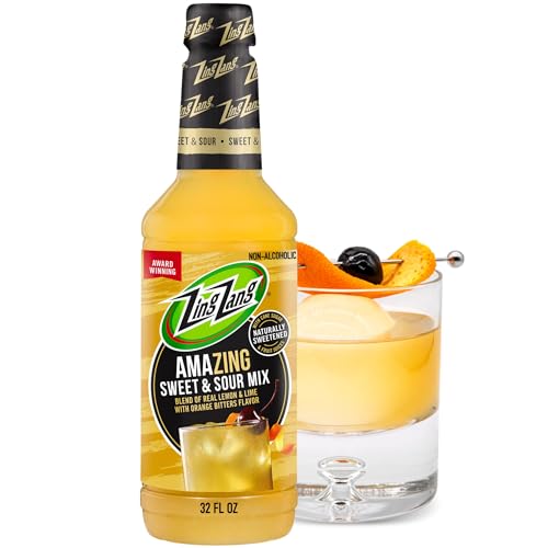 Zing Zang Sweet and Sour Mix, Amazing Non-Alcoholic Cocktail Mixer, 32 Fl Oz Bottle (Pack of 1)