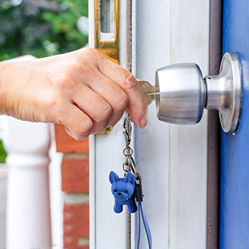 KESYOO 2 Pcs Porta-Chaves de Bulldog FrancÃªs Cartoon Kawaii Mini Fofo AdorÃ¡vel Chaveiro Bolsa de C