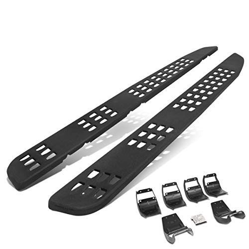 7 Inches Side Step Nerf Bar Running Boards Compatible with Ford F-150 F-250 F-350 Super Crew Cab 15-22, Black Powder Coated