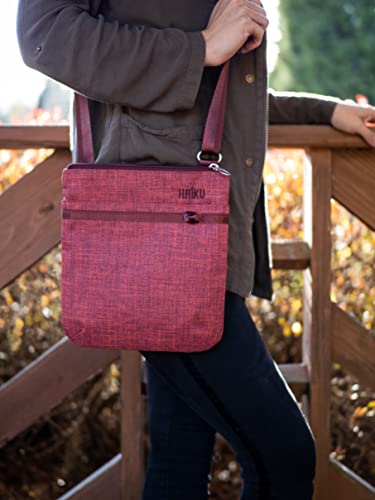 Image of Haiku Women's Small Revel Eco-Friendly RFID Blocking Crossbody Travel Bag