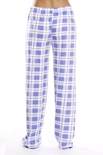 Image of Just Love Women's 100% Cotton Plaid Pajama Pants, Jersey Knit Sleep and Lounge PJ Bottoms