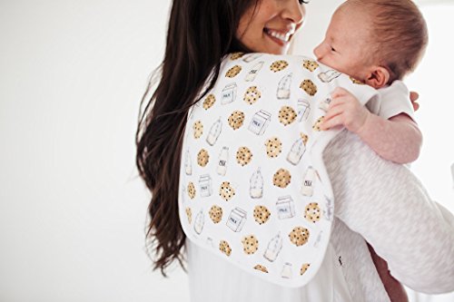 Image of Copper Pearl Premium Baby Burp Cloths - 3-Pack Large Cotton Burp Cloths, Extra Soft Spit Up Rags with 3 Absorbent Layers, Perfect for Baby Boy and Baby Girl Gifts (21 inch x 10 inch Size, Chip Set)