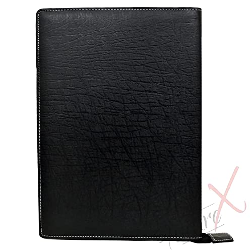 Image of FUTURE X 20 Leaf Multipurpose Leatherette Professional File Folders for Certificates, Documents Holder, Portfolio, Executive File Legal Size Documents Holder for Men and Women (Black)