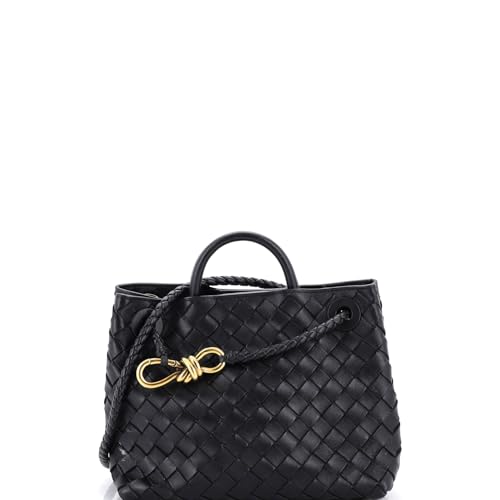 Bottega Veneta, Pre-Loved Andiamo Top Handle Bag Intrecciato Nappa Small,