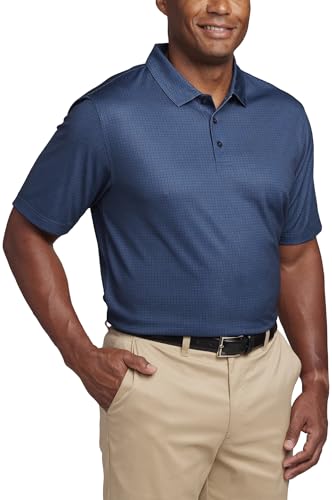 Polo para hombre de manga corta de rendimiento Pebble Beach miniatura 1