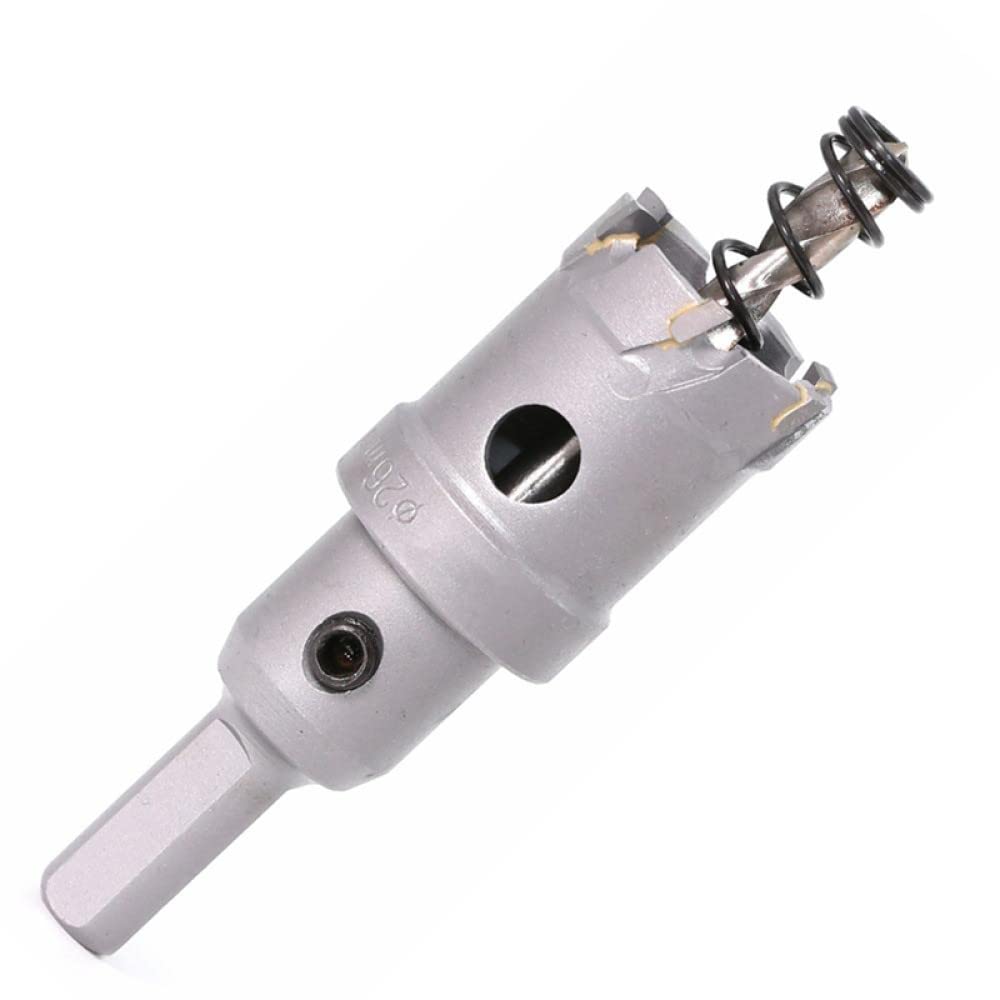 1 pezzo Punta da trapano con punta in metallo duro Sega a tazza da 12-150 mm Set di punte da trapano per sega a tazza per foratura in lega di metallo in acciaio inossidabile, 135 mm