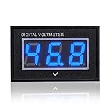 Waterproof Monitor 24V 36V 48V Golf cart Voltmeter Blue Digital Voltage Meter Battery Gauge...