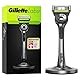 Gillette Labs Nassrasierer Herren, TESTSIEGER VON GILLETTE BEI STIFTUNG WARENTEST, Rasierer mit Reinigungs-Element + 1 Ersatzklinge, Premium-Magnetdock