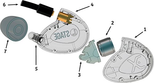 Xtreme Stage - Preto Translúcido - Fone de Ouvido In Ear