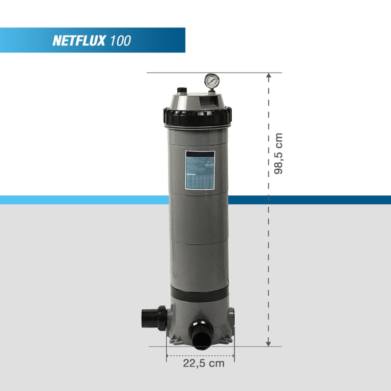 Sistema de filtración de cartucho único para piscinas de hasta 65 m3 - PF-NFX075 by POOLEX