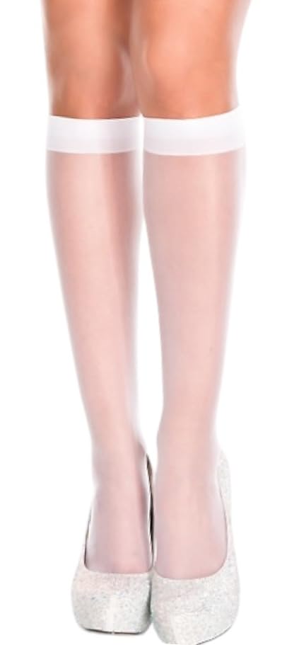 Image of ToBeInStyle Women's Sheer Ankle & Knee High Nylon Fashion Socks Hosiery